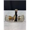 Image 2 : 1920's Glass Doorknob Set
