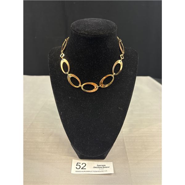Beautiful Gold Plated Choker Necklace