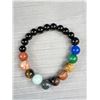Image 2 : 4 Gem Stone Beads Stretch Bracelets