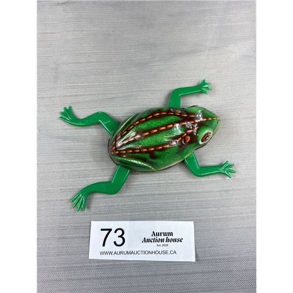1960's Tin Friction Frog West Germany Working (Legs Move)