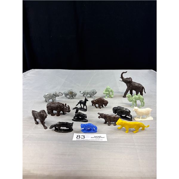 A Group of 1960's Plastic Animal Figure (Some Marked Reliable Canada)