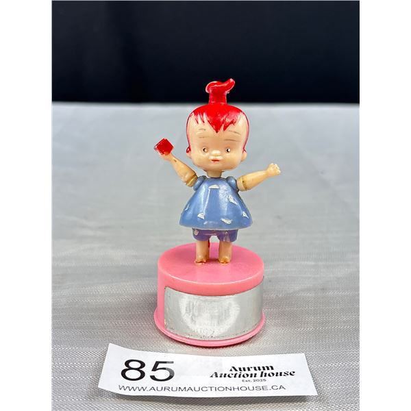 1960's Push Button Puppet (Hong Kong) Flinstones "Pebbles"
