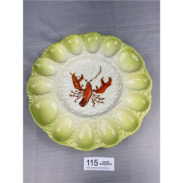 Vintage Carleton Ware Hand Painted Serving Platter, Made in England, Approx 12" Diameter