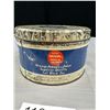 Image 2 : 1940's Tetley Tea Bags Round Tin Can, 3 1/2" Tall 6" Diameter