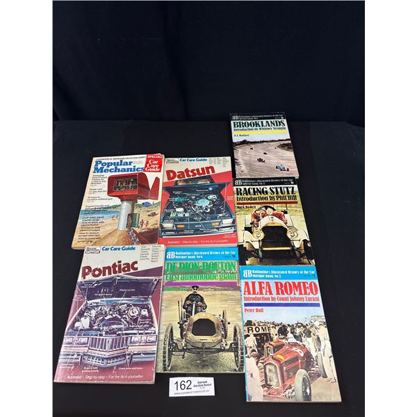 7 Vintage Car Books