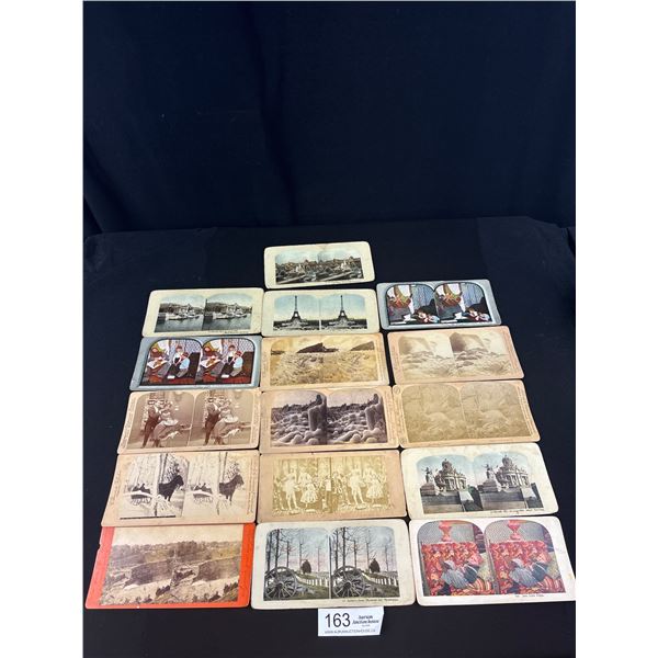 15 Circa 1900 Stereoview Cards