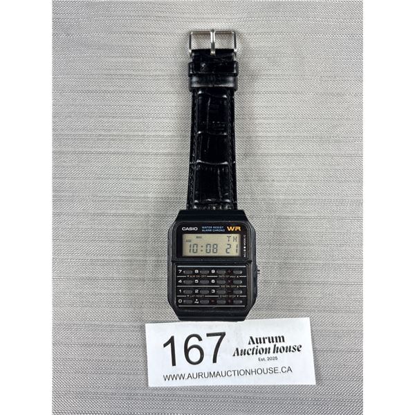 Casio WR Alarm Chrono Watch, Good Condition, Working