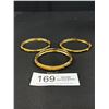Image 2 : 3/22K Gold Plated Bangles Unmarked