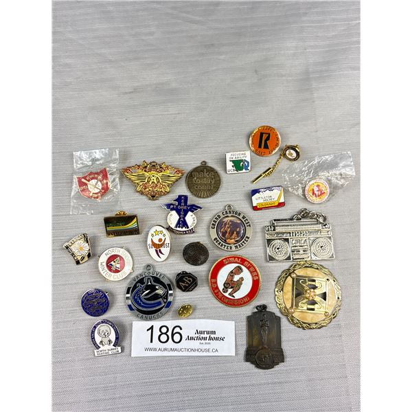 Collection of Rare Pins, Brooches, + Pendants