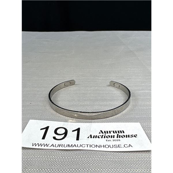 Stainless Steel Open Cuff Bangle