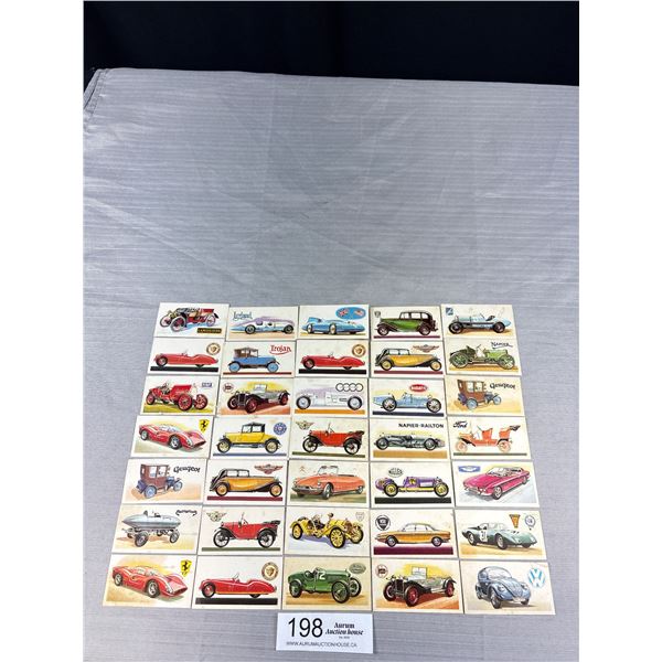 35 Cards History of the Motor Car From Brooke and Bond Tea