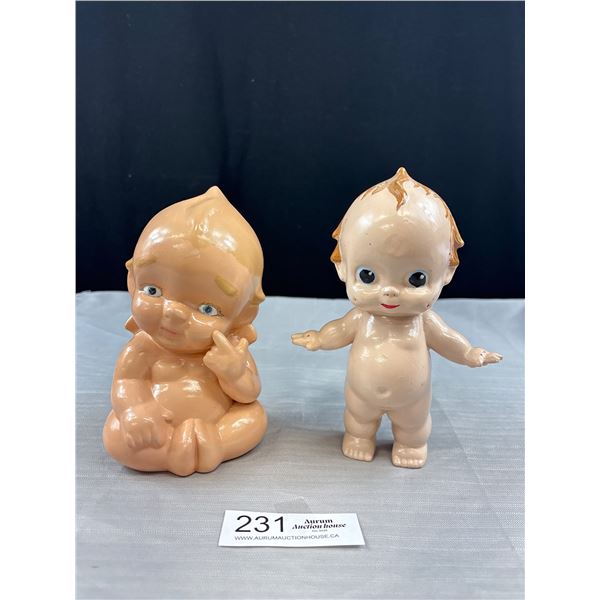 Vintage Ceramic Kewpie Dols