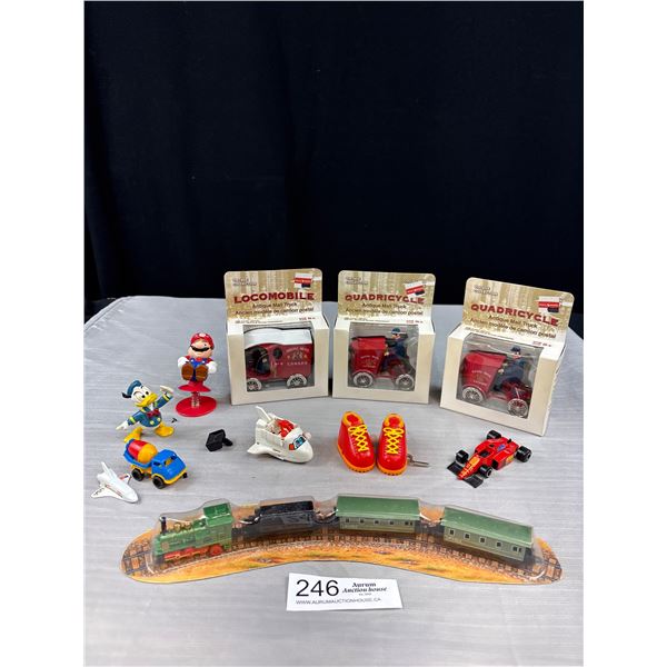 Die-Cast Antique Royal Mail Trucks, Mini Train Set and Mini Toys