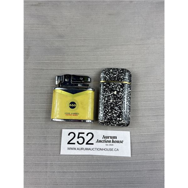 2 Vintage Mid Century Lighters