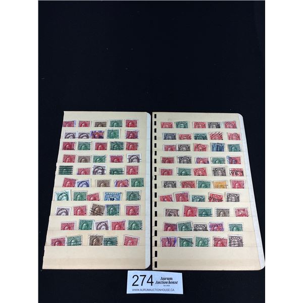 Approx 100 Early 1900s Canadian Stamps