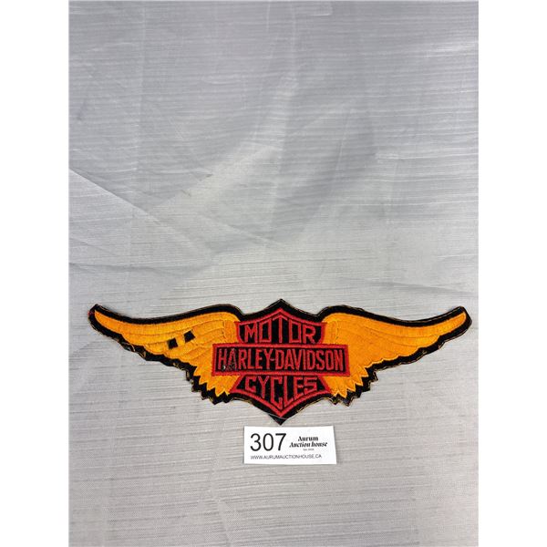 Vintage Harley Davidson Motorcycle Cloth Patch