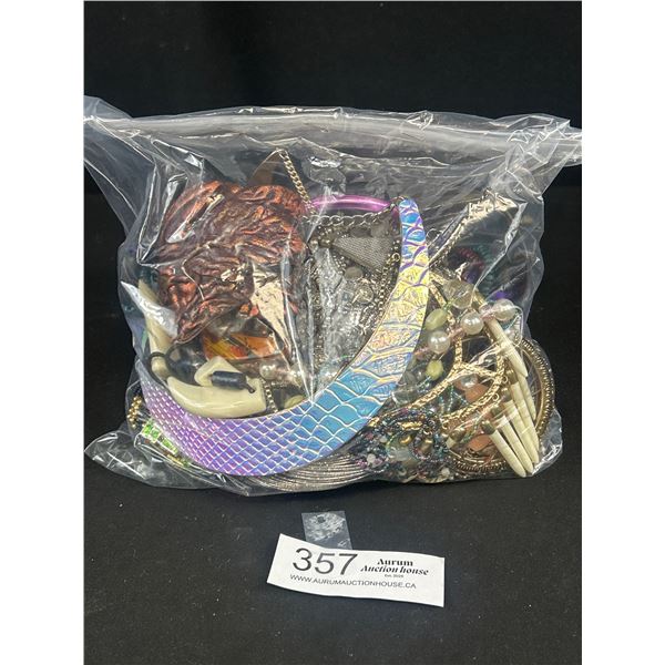 Nice Large Bag Lot of Wearable Vintage Costume Jewelry