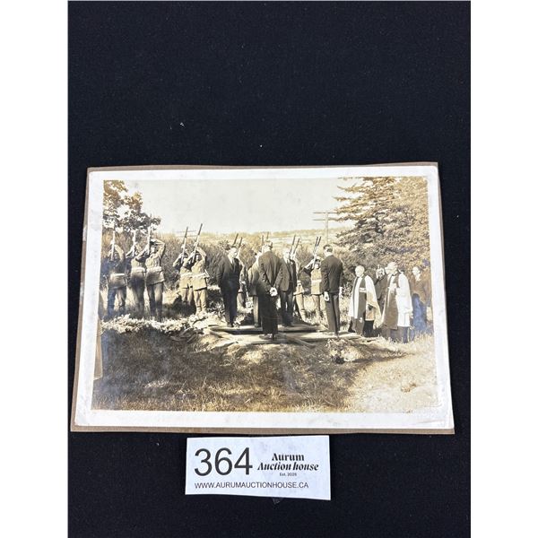 1930s Military Funeral Photo By Important Victoria Photographer John Savannah 1864-1925