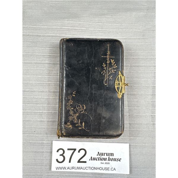 Miniature Leather Bound Hungarian Book Circa 1890-1900