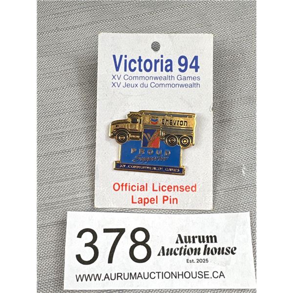 1994 Victoria Common Wealth Games "Chevron" Enamel Pin