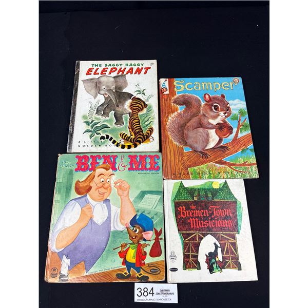 4 Kids Books 1940s, 50s, 60s