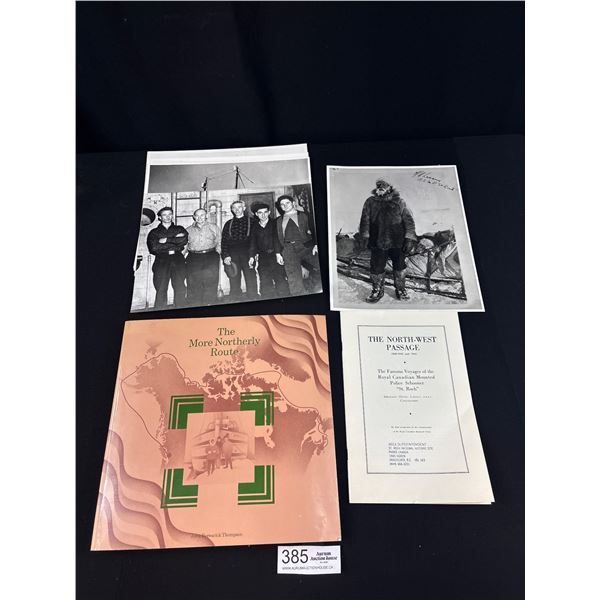 2 Books + 7 Photographs of the St. Roch 1944 Voyage Through The Northwest Passage