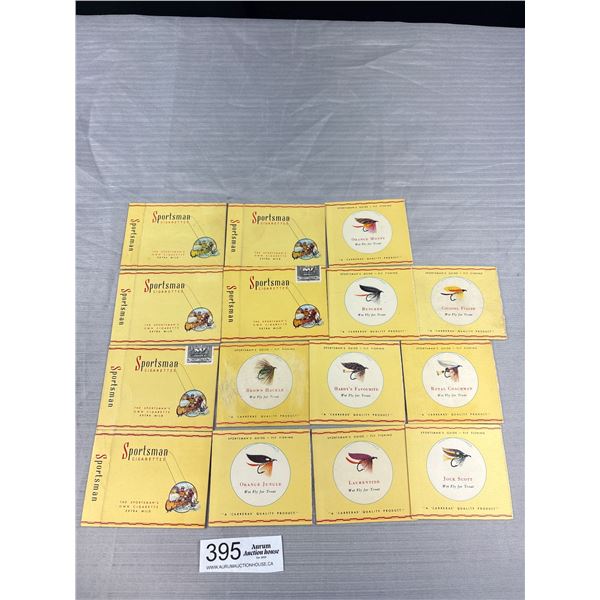 15 Sportsmans Cifaarette "Fishing Flies" Pacakges