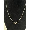 Image 2 : Very Nice Sterling Boxlink Necklace w/ Balls