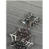 Image 3 : Very Cute Sterling Spider + Web Pendant