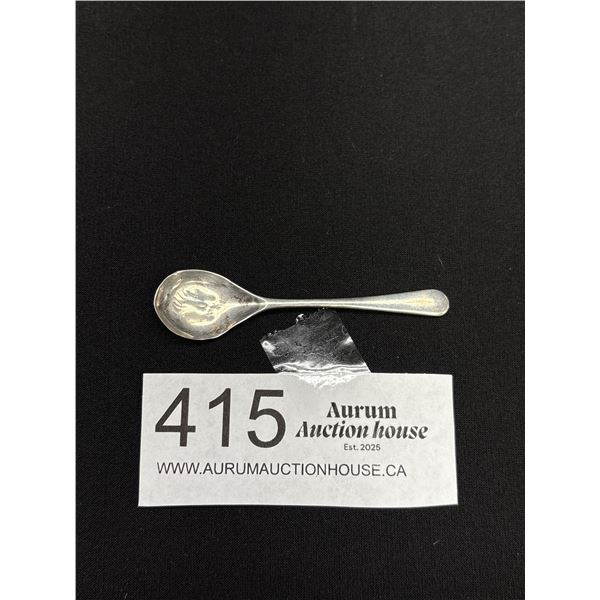 Sterling Silver Salt Spoon Hallmark Birmingham 1930