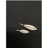 Image 2 : 2 Vintage Sterling (Tested) Feather Pendants