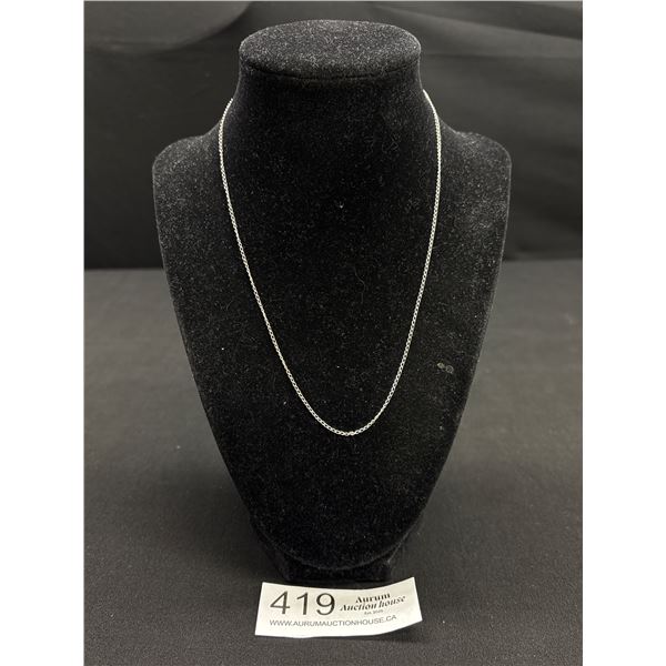 Nice Fine Sterling Italian Necklace/Chain 16"