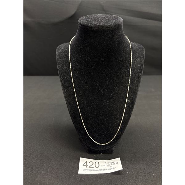 A Very Good 22" Sterling Silver Necklace