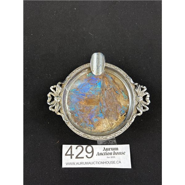 1930s Vintage Butterfly Wing Ashtray (As Found)