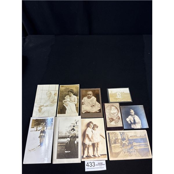 10 Early Photos/Postcards of Babies + Children