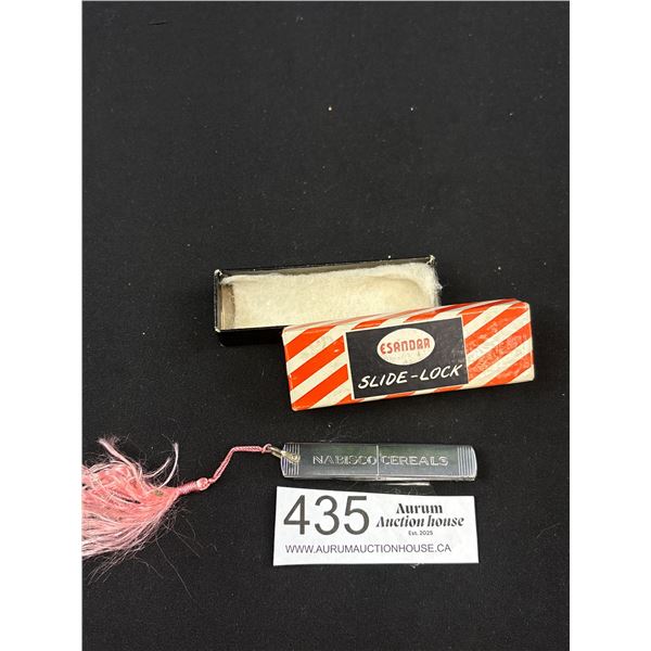 Nabisco Cereals Advertising Slide Lock Pocket Knife (In Box)