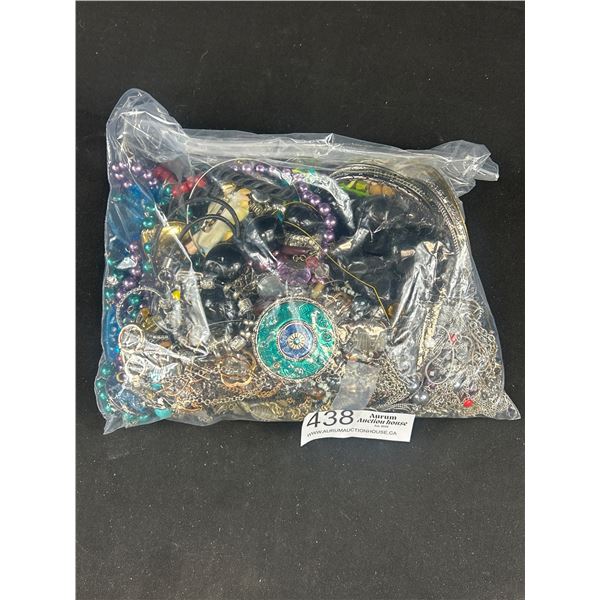 Nice Large Bag Lot of Wearable Vintage Costume Jewelry
