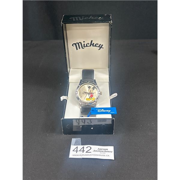 New Good Working Order Mickey Mouse Watch in Box