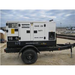 2004 Atlas Copco Qas 28 Generator