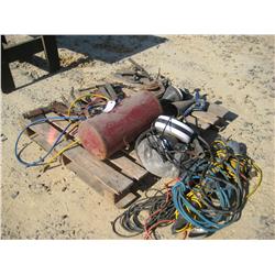 Air Tank, Wheel Puller, Shop Lights, Misc