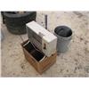 Image 1 : Bucket Of Plastic Wheels, Horseshoes, Elec. Heater