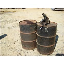 (2) 55 Gal Barrels