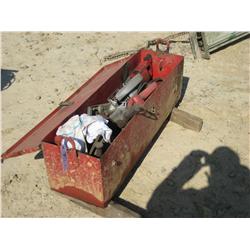 Tool Box- Saws, Jacks, Sander, And Impact Wrench, Misc