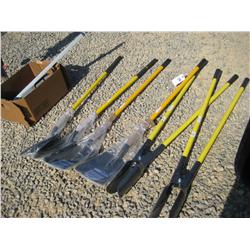 (2) Metal Handle Post Diggers