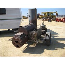 Portable Bbq Grill Trailer W/ Smoker