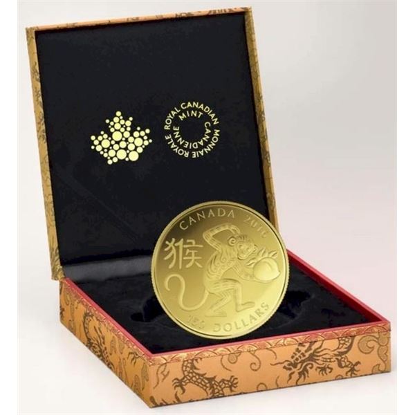 2016 $150 Year of the Monkey - 18kt. Gold Coin.  Tax Exempt.