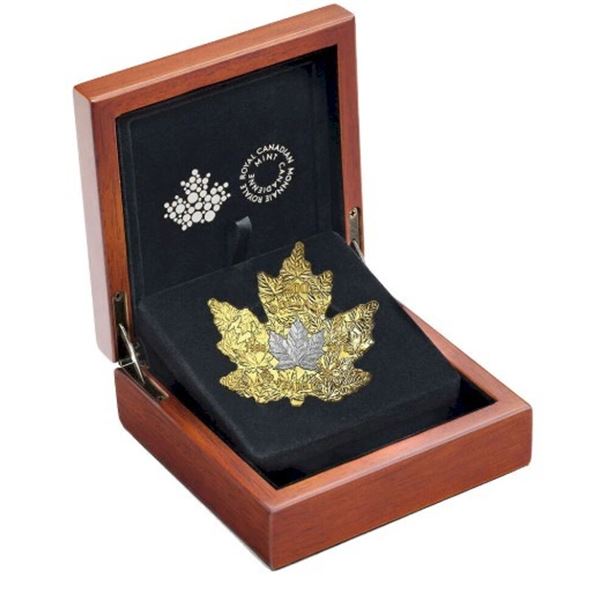 2018 $200 30th Anniversary of the Platinum Maple Leaf - Pure Gold Coin.  Tax Exempt.