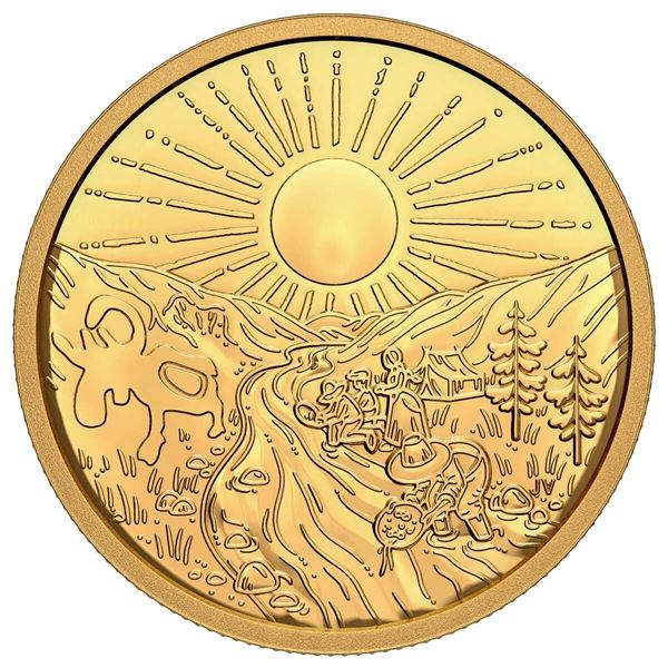 2021 $200 125th Anniversary of the Klondike Gold Rush - Pure Gold Coin.  Tax Exempt.
