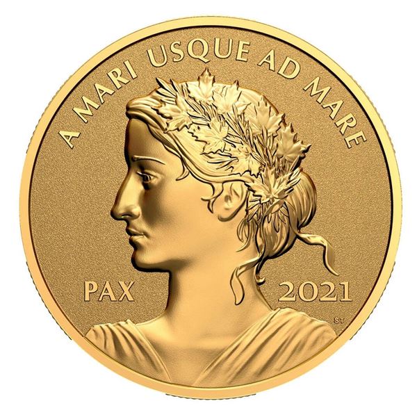 2021 $200 Peace Dollar - Pure Gold Coin.  Tax Exempt.