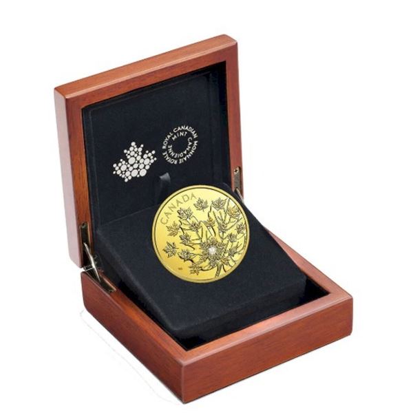 2018 $250 The Magnificent Maple - Pure Gold Coin.  Tax exempt.